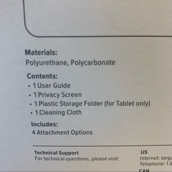 (2) Targus 4Vu Privacy Screens compatible with 17” laptops. NWT - Picture 4 of 15